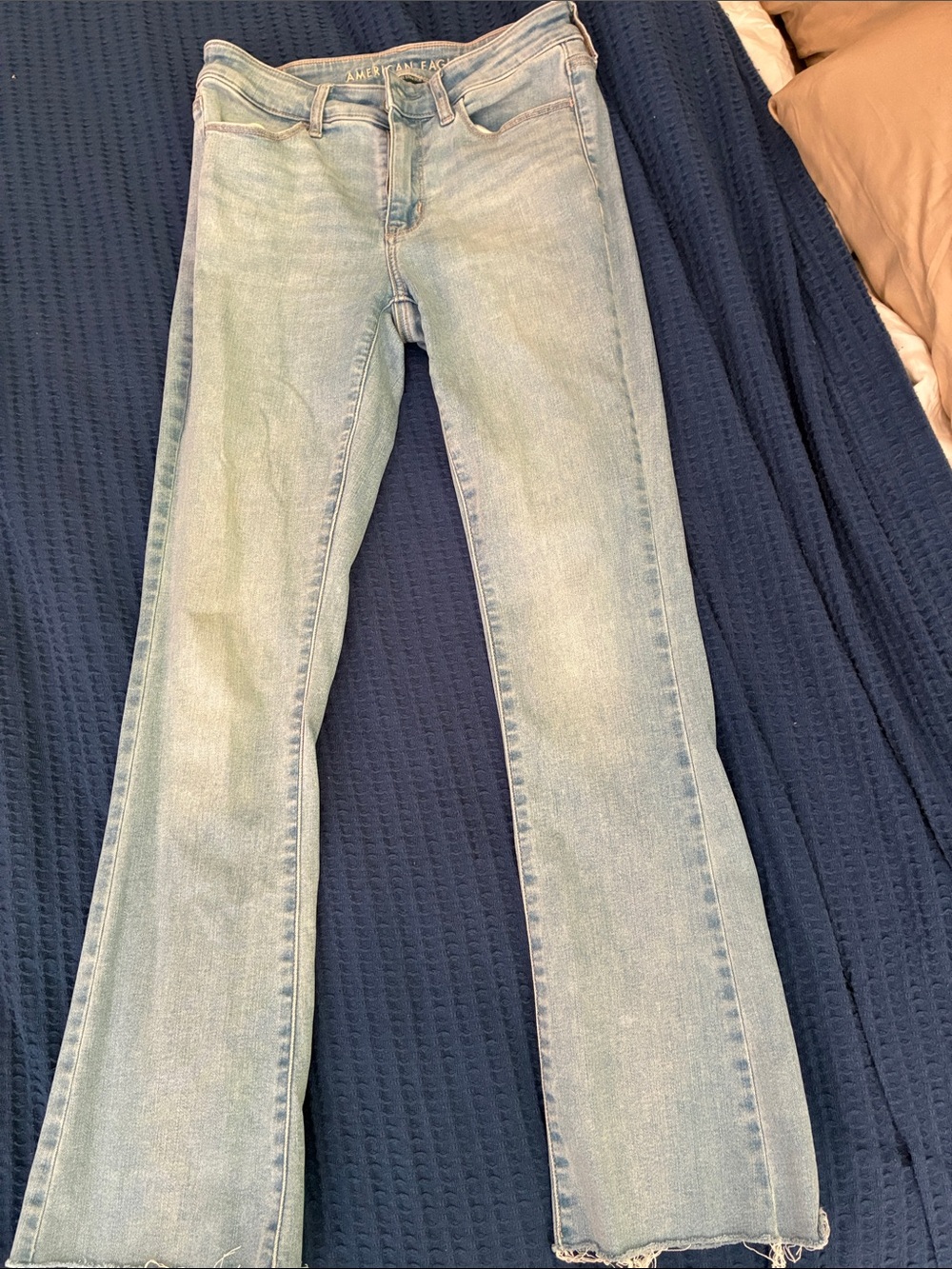American Eagle Outfitters Light Blue Flare Jeans